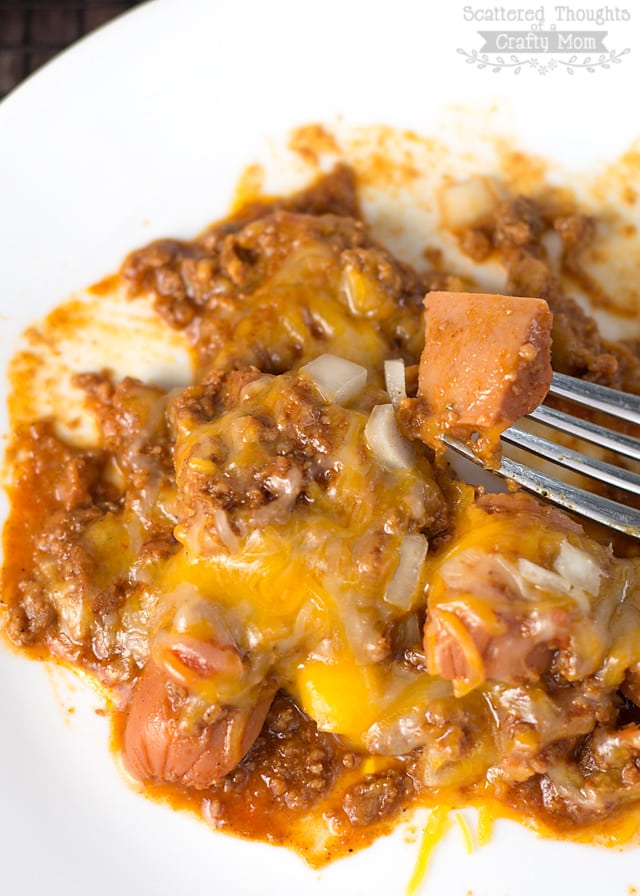 Low Carb Chili Dog Casserole: Ditch the carbs with this Low Carb Chili Dog Bake!
