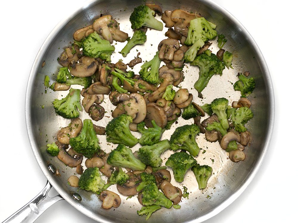 Add Frozen Broccoli Florets