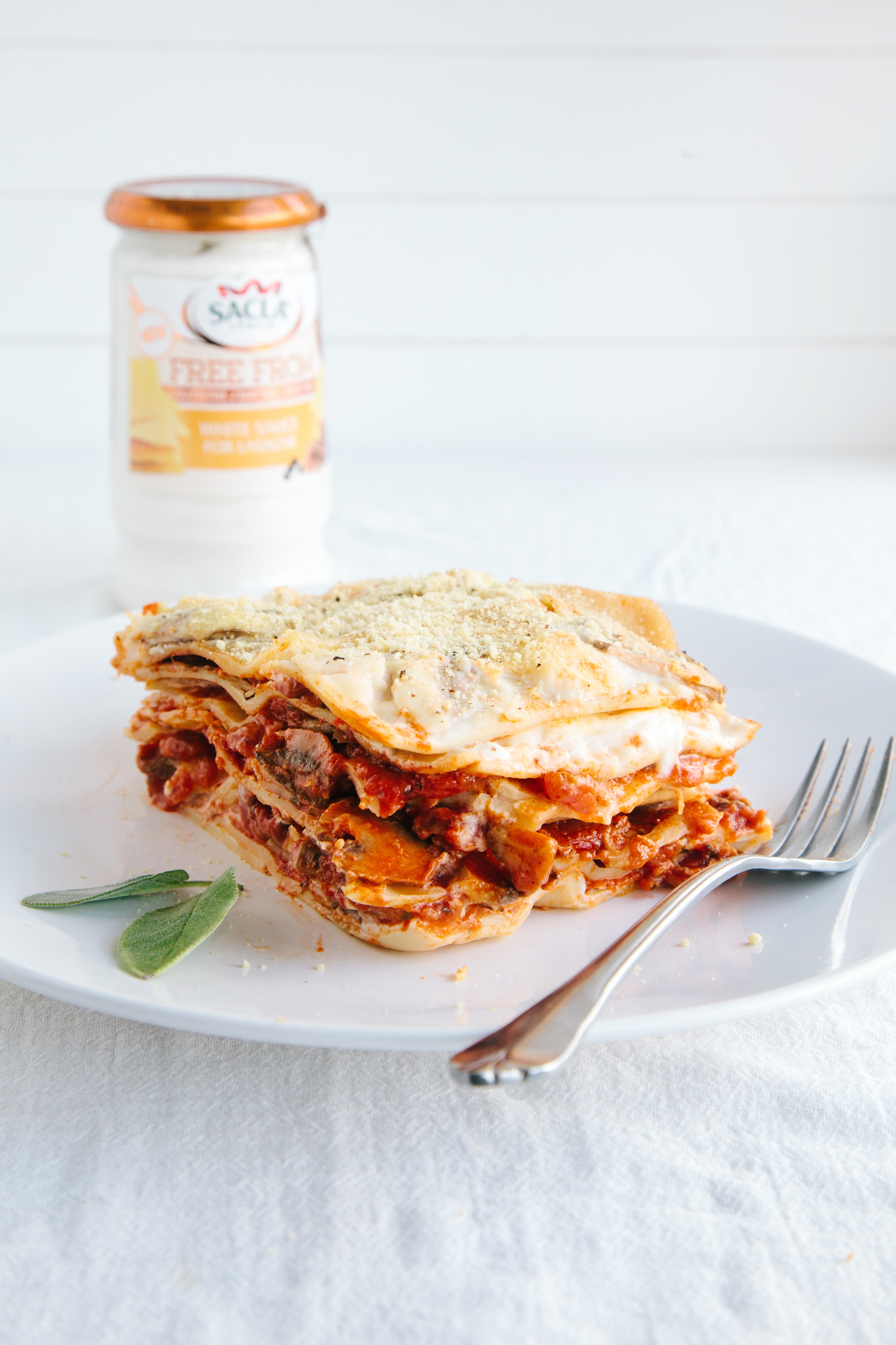 Mushroom Lasagna (Vegan + GF)
