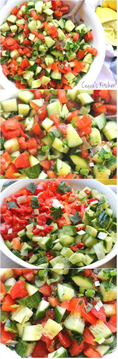 Mediterranean Cucumber Tomato Salad