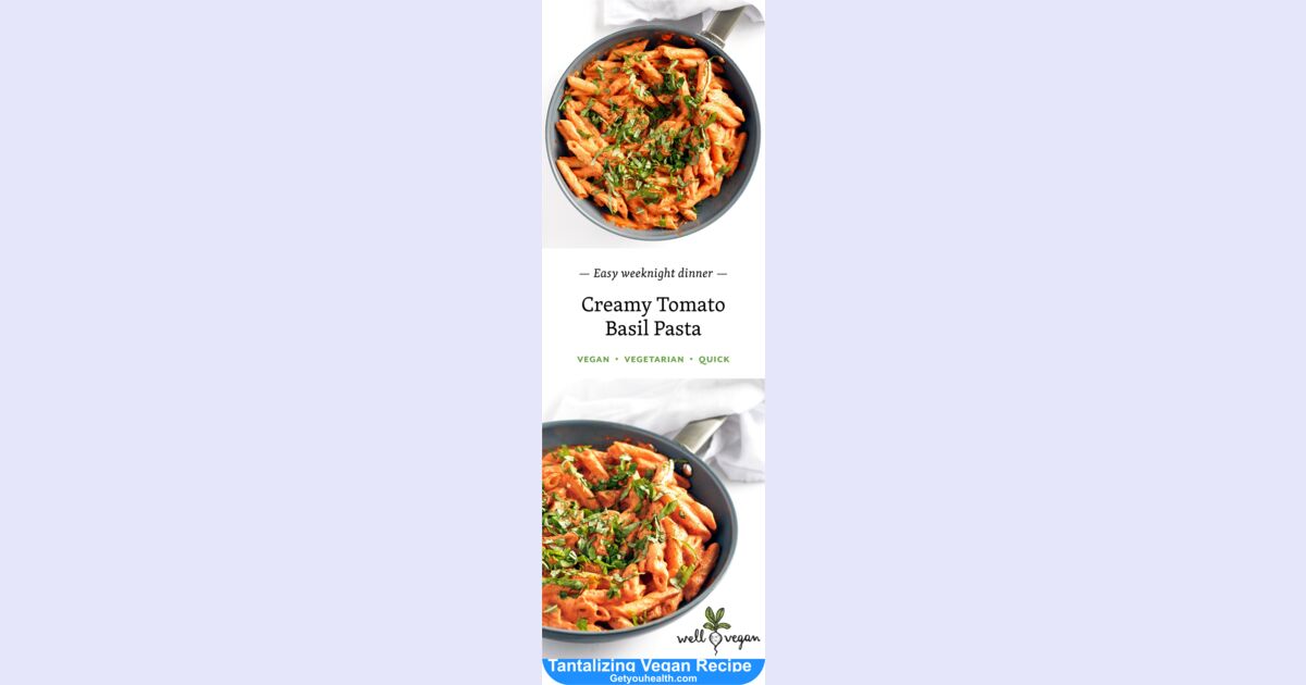 Tomato Basil Cream Pasta Dish Recipe