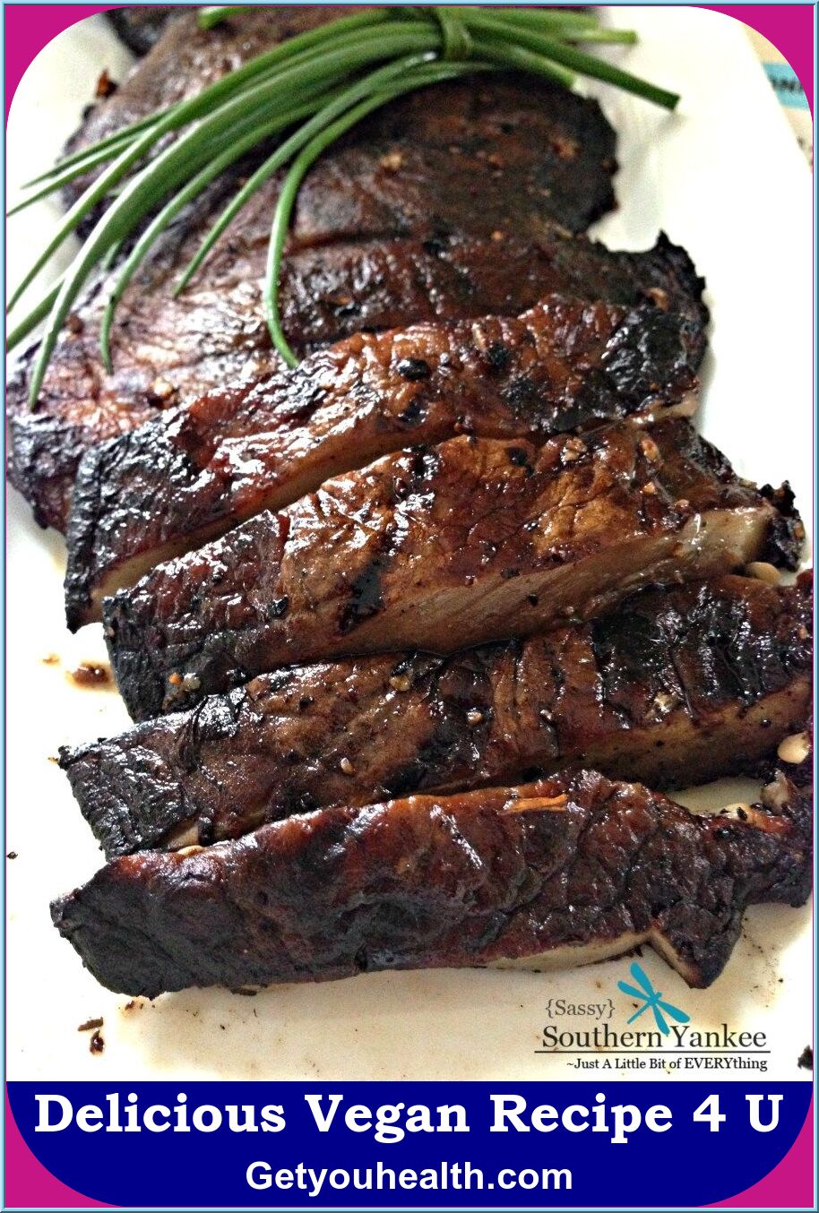 Balsamic Garlic Grilled Portobello Mushrooms