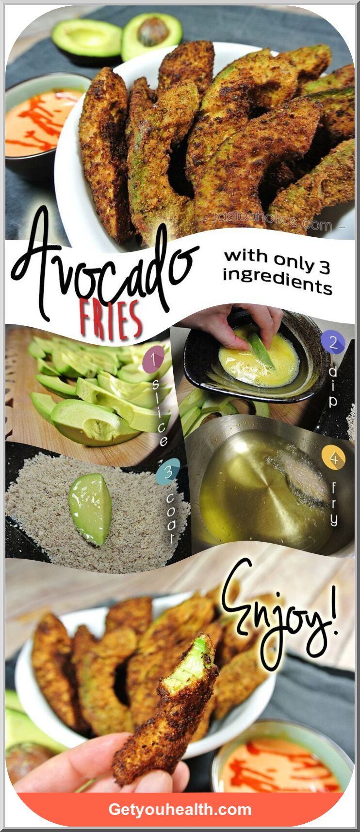 Reduced Carbohydrate Avocado Fries Recipe