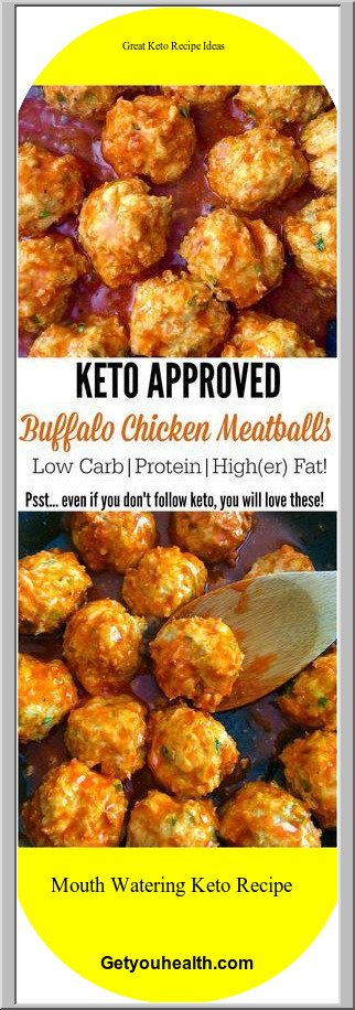 Keto Buffalo Chicken Meatballs Recipe