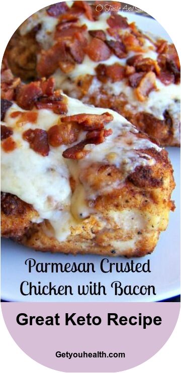 Parmesan Crusted Chicken With Bacon Recipe