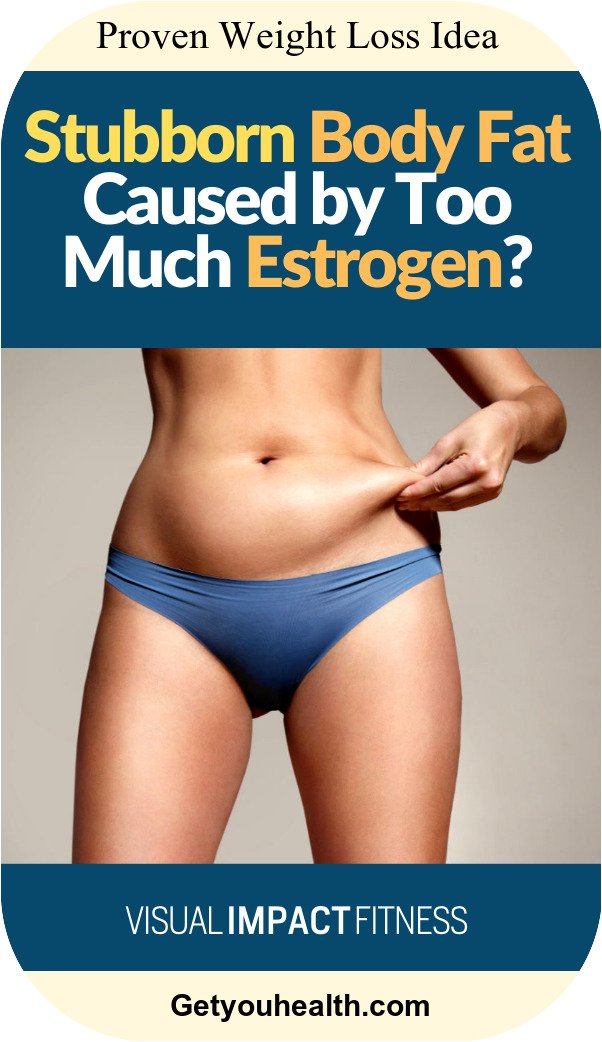 Stubborn Body Fat Brought On By Too Much Estrogen?