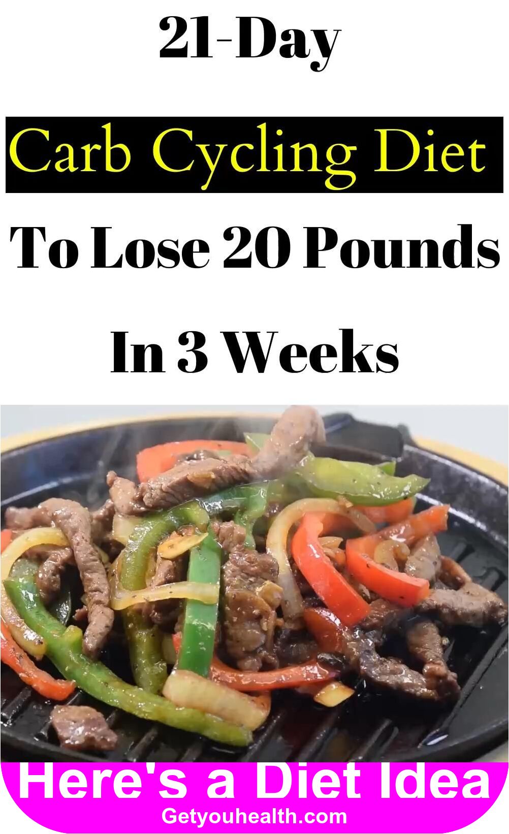 How To Use Carbohydrate Cycling Meal Strategy To Lose 22 Pounds In 21 Days