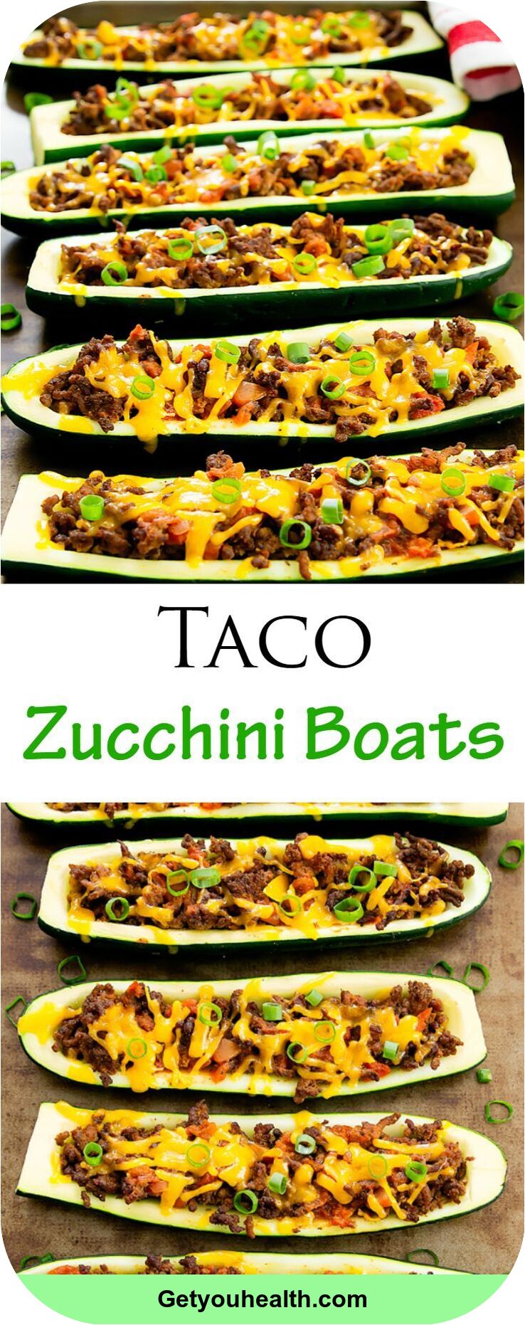 Taco Zucchini Boats Recipe