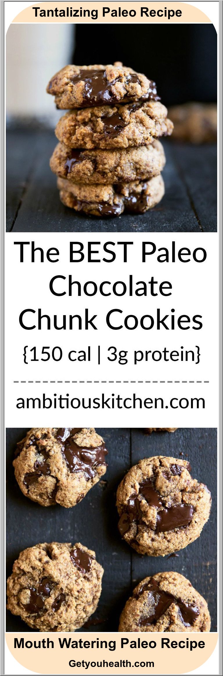 The Finest Paleo Chocolate Chip Cookies