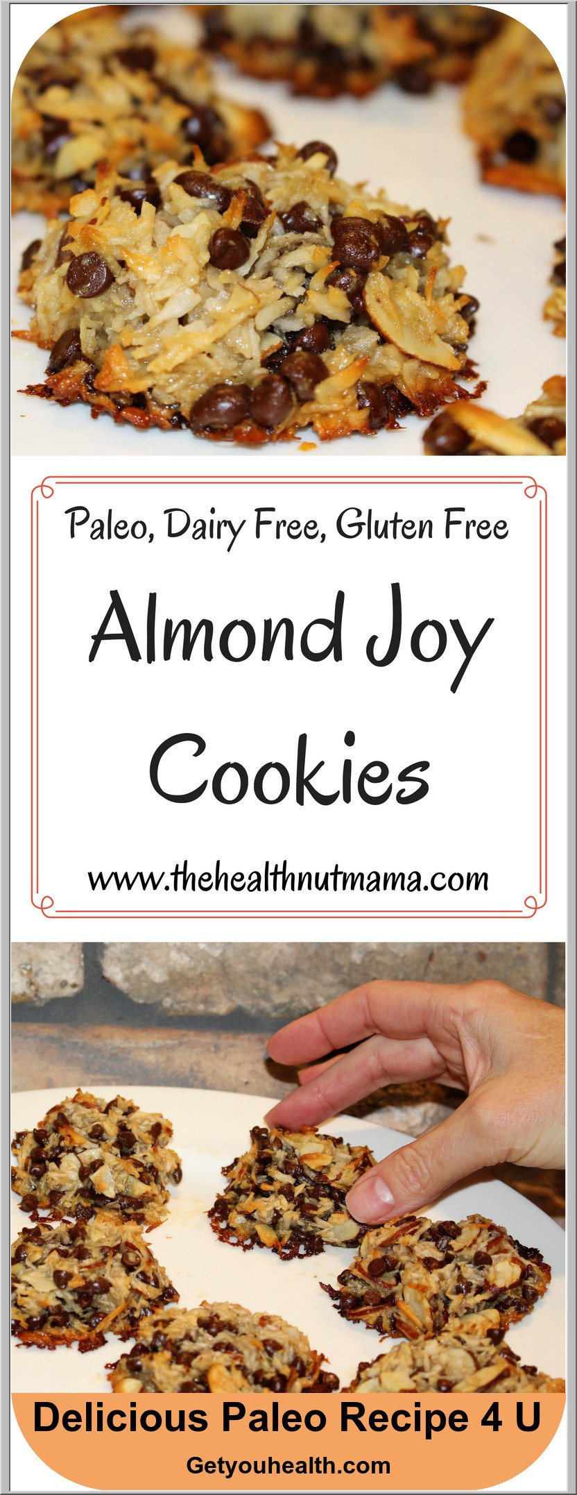 Paleo Almond Pleasure Cookies