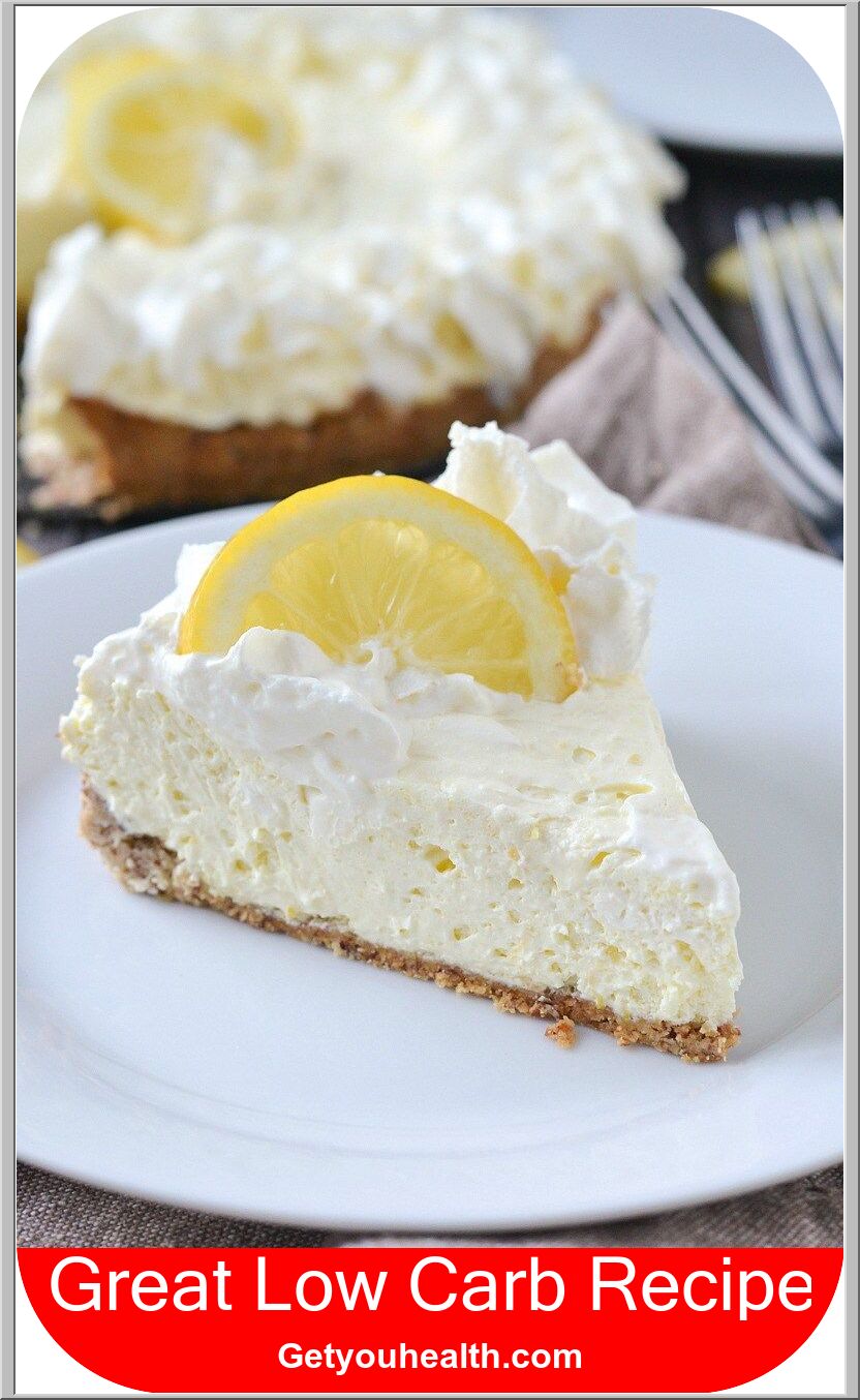 Low Carbohydrate Lemon Cheesecake