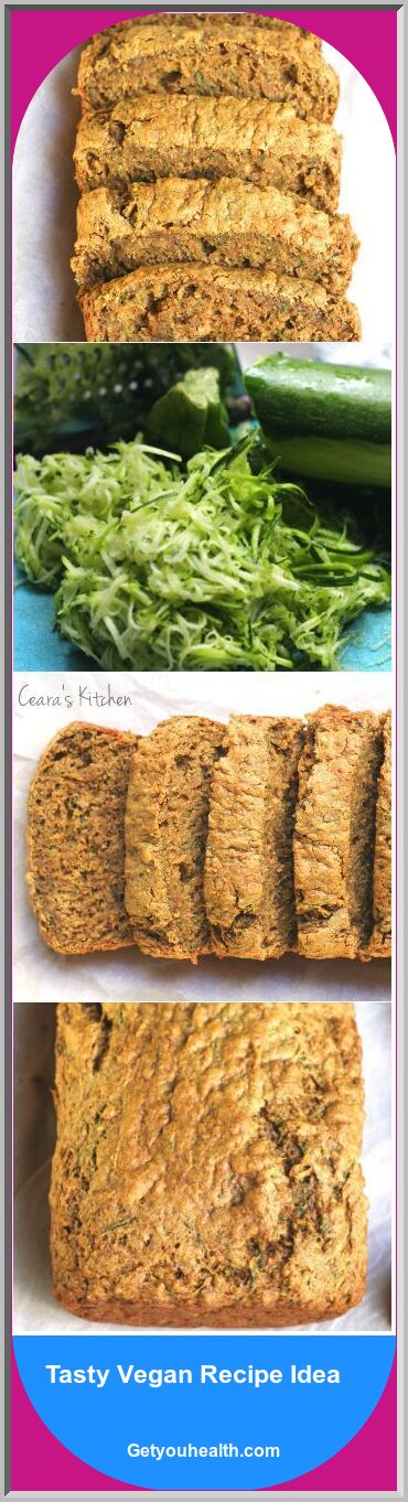 Oil Free Healthy Zucchini Bread