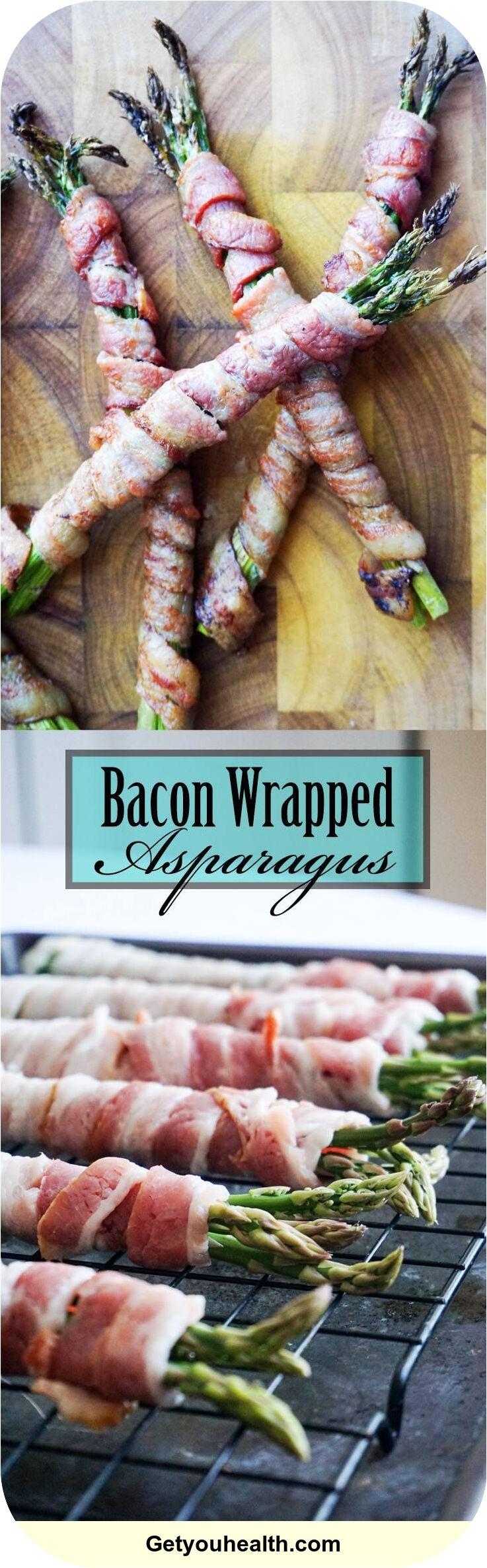 Bacon Covered Asparagus Appetiser