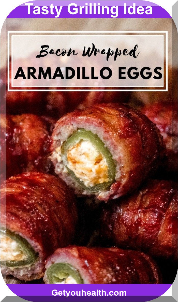 Bacon Covered Smoked Armadillo Eggs