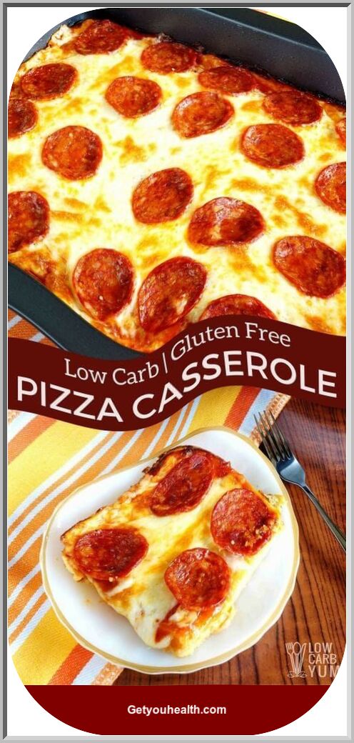 Low Carb Pizza Casserole Recipe