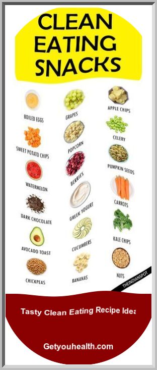 25 CLEAN EATING SNACKS