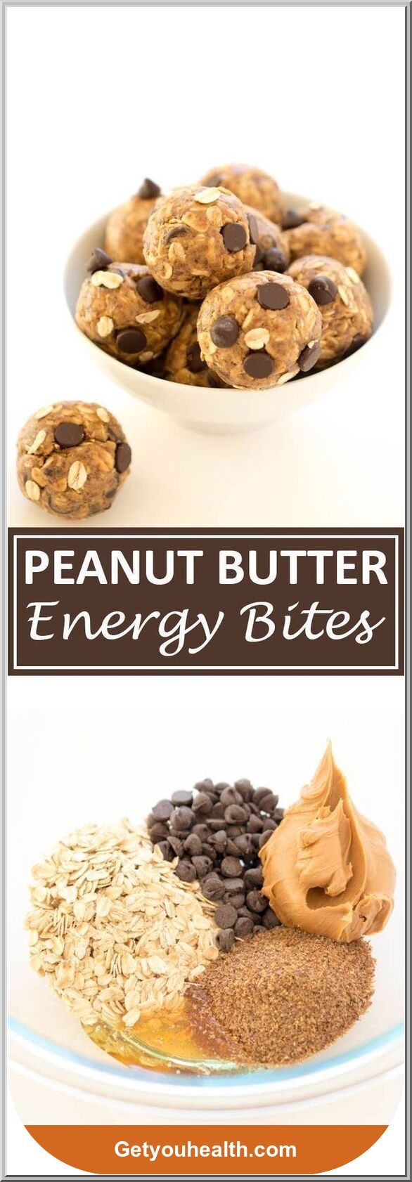 5 Ingredient Peanut Butter Energy Bites