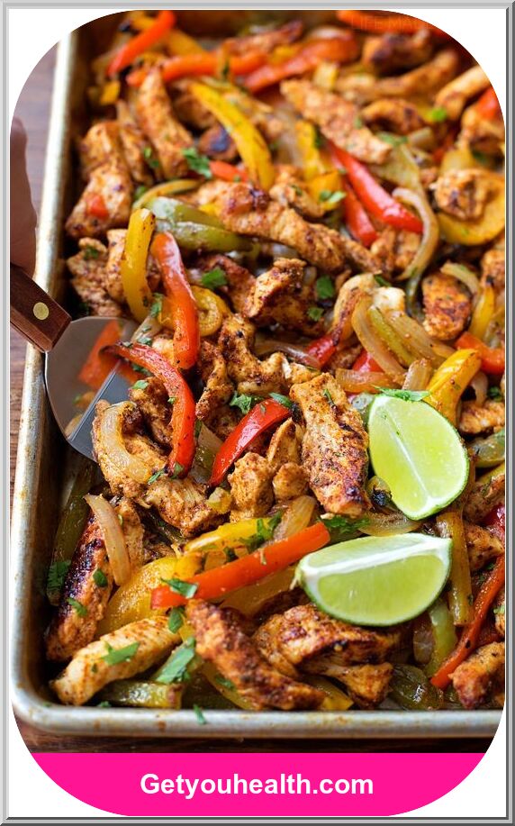 Sheet Pan Chicken Fajitas Recipe