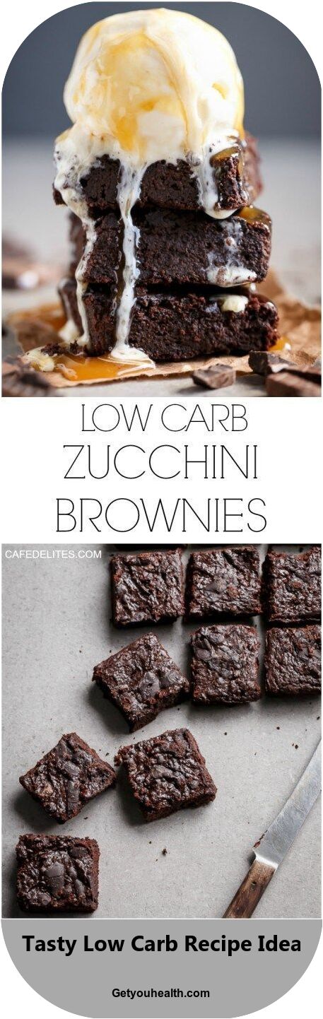 Low Carb Zucchini Brownies Recipe