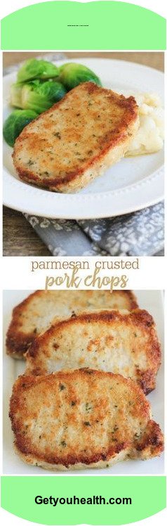 Parmesan Crusted Pork Chops Dish