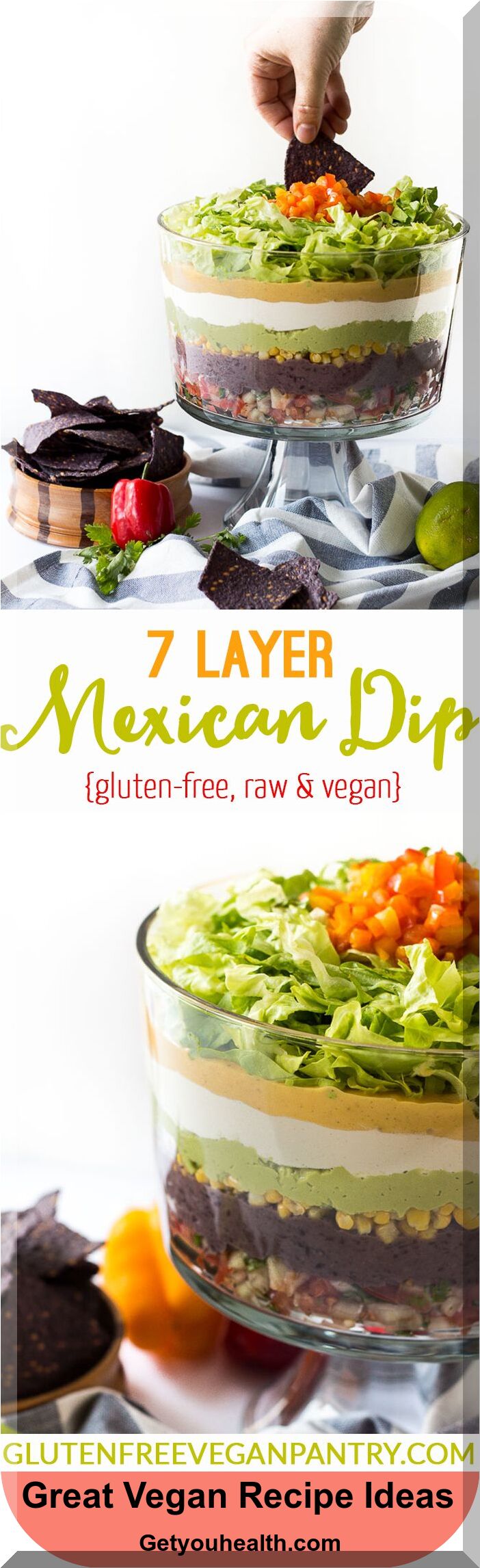 Vegan 7-Layer Mexican Dip