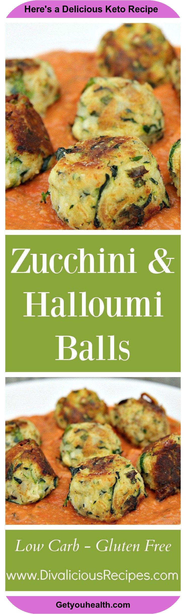 Zucchini & Halloumi Balls Recipe