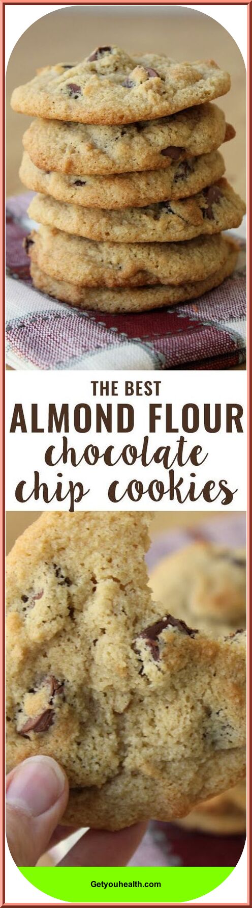 Almond Flour Delicious Chocolate Chip Cookies Recipe