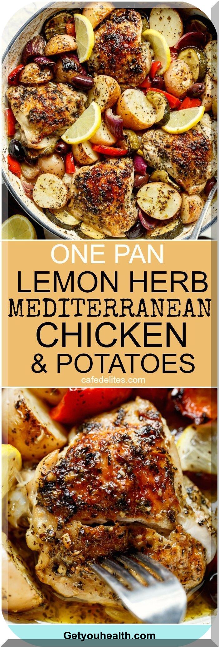 Garlic Lemon Herb Mediterranean Chicken Recipe