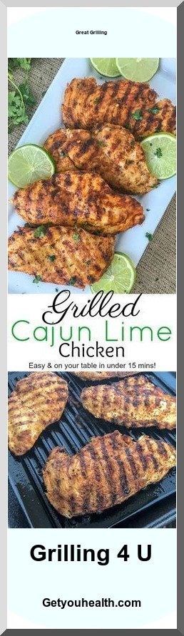 Grilled Cajun Lime Chicken