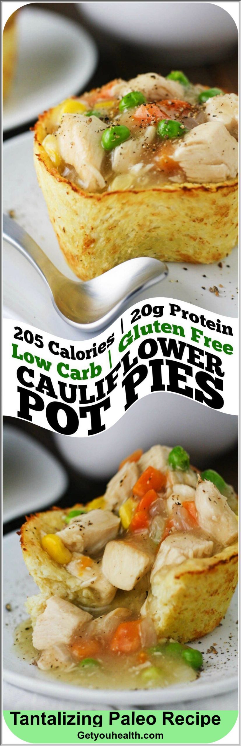 Low Carb Cauliflower Pot Pies