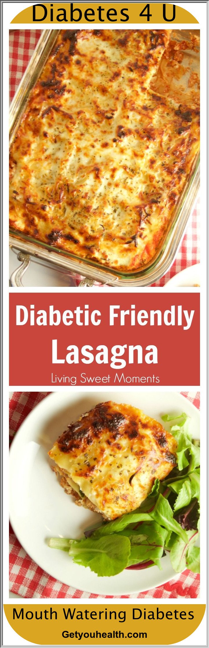 Diabetic Lasagna Recipe