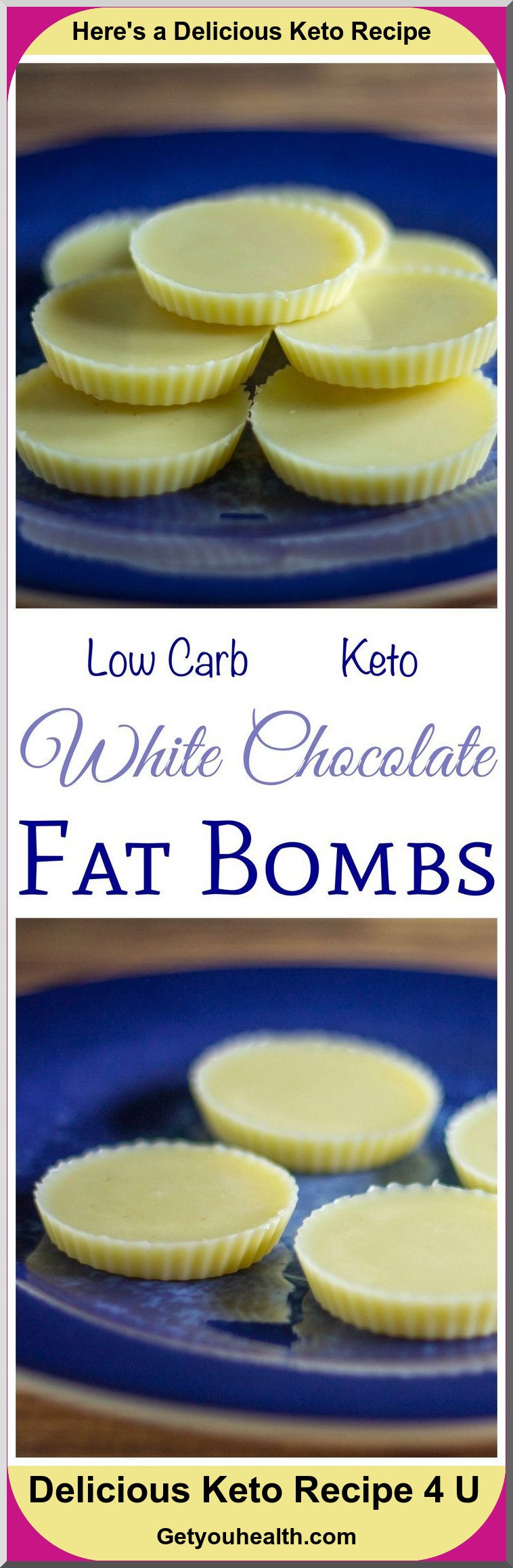 White Chocolate Keto Fat Bombs Dish