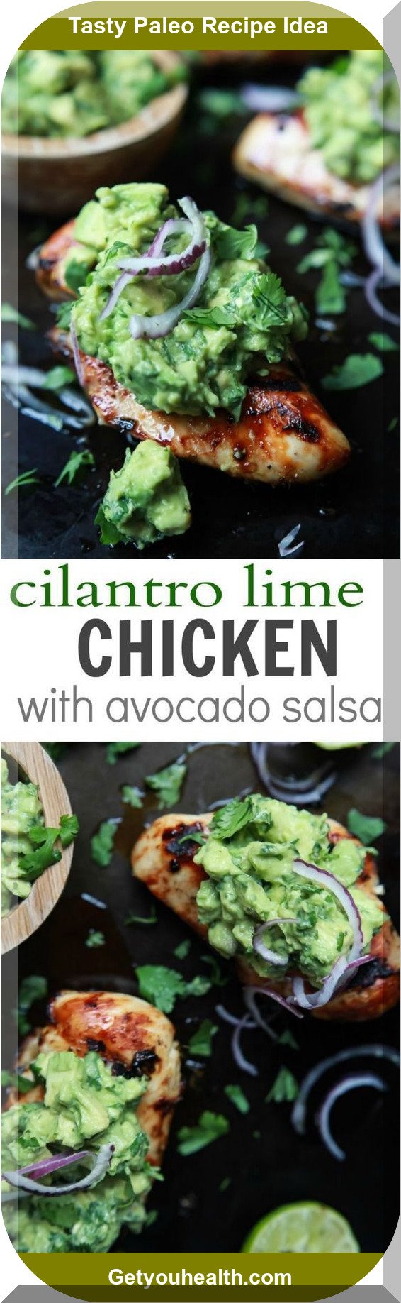 Cilantro Lime Hen with Avocado Salsa Recipe