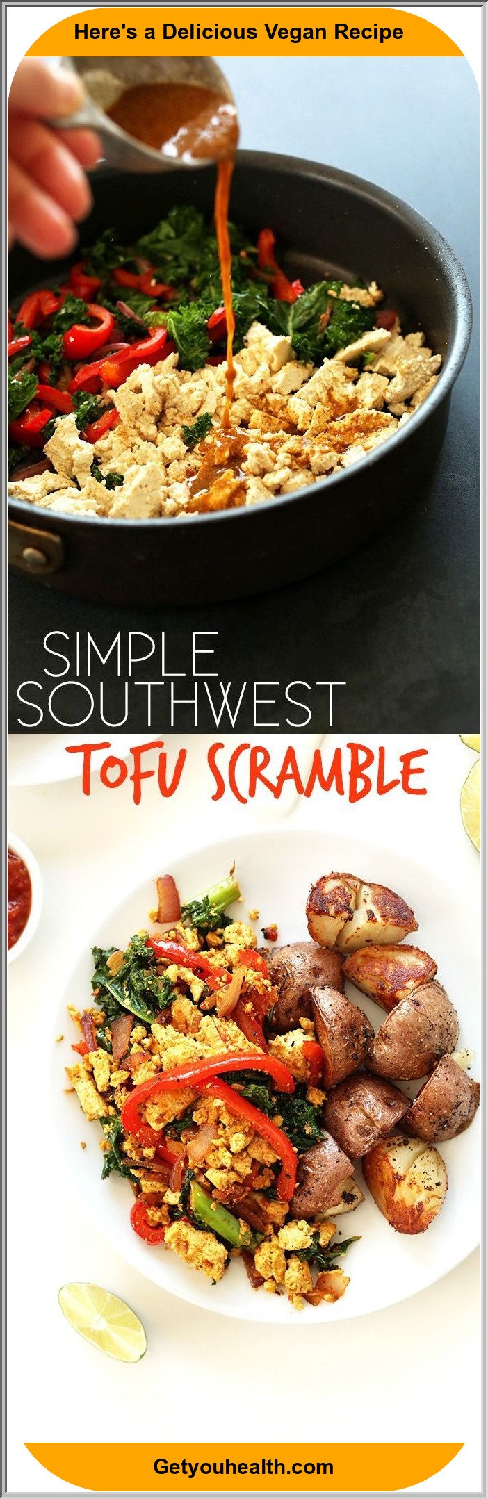 Simple Southwest Tofu Scramble