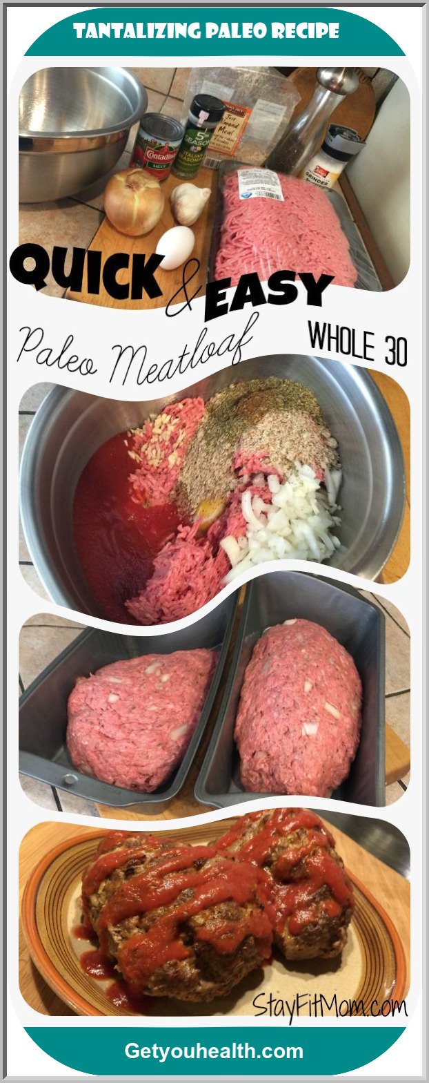 Easy Paleo Homestyle Meatloaf Recipe