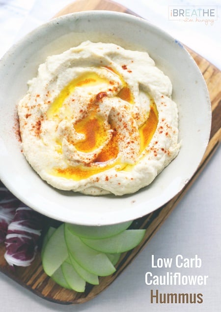 Low-Carb Cauliflower Hummus Recipe